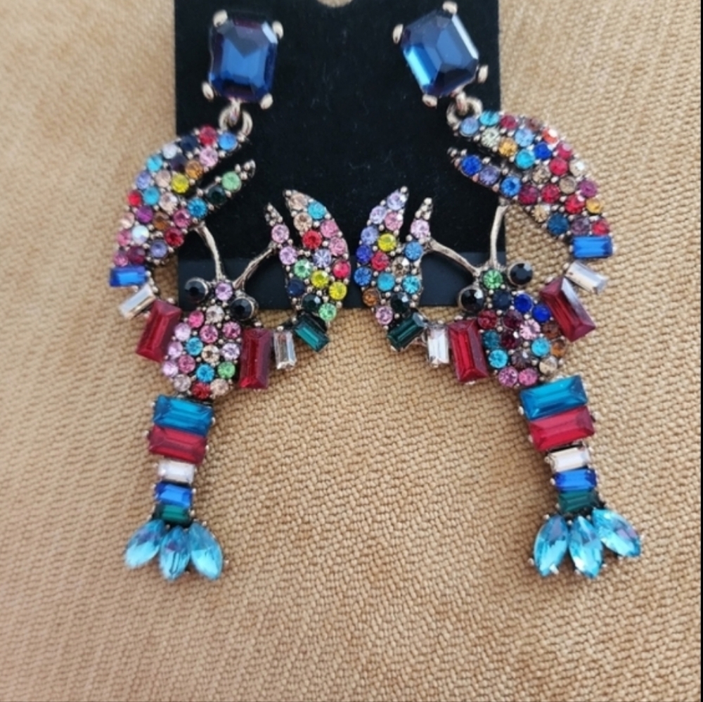 Lobster earrings - Picture 3 of 3